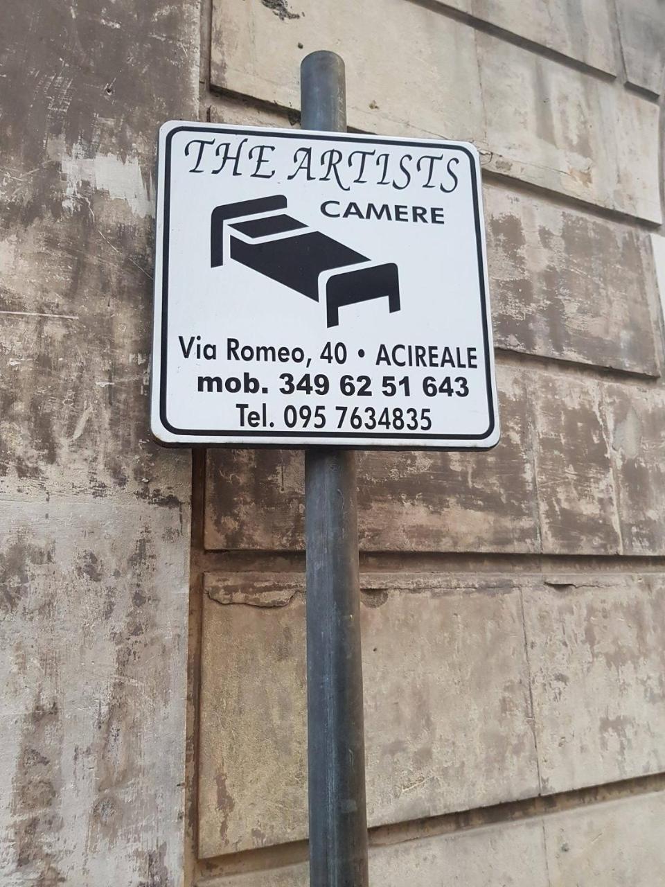 The Artists Acomodação com café da manhã Acireale Exterior foto